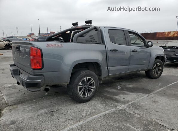 1GCGTDEN2M1264936 2021 CHEVROLET COLORADO Серый Задняя правая четверть