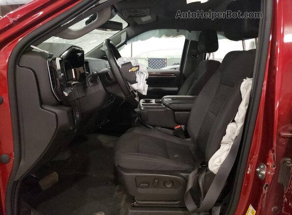 1GCPDDEK6PZ165190 2023 CHEVROLET 1500 Maroon Widok wnętrza z przodu