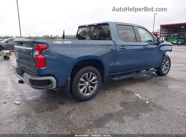 1GCPDKEK3RZ368531 2024 CHEVROLET SILVERADO Blue Rear right