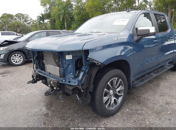1GCPDKEK3RZ368531 2024 CHEVROLET SILVERADO Blue Rear interior view