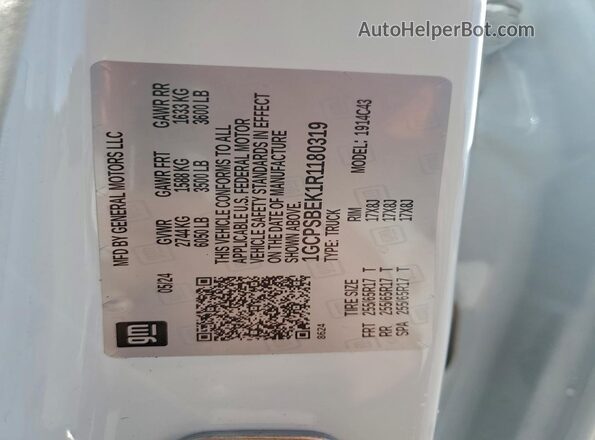 1GCPSBEK1R1180319 2024 CHEVROLET COLORADO White Շարժիչի բաժամունքի տեսք