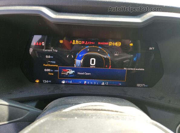 1GCPSBEK6R1107267 2024 CHEVROLET COLORADO Black Vista del cuadro de instrumentos
