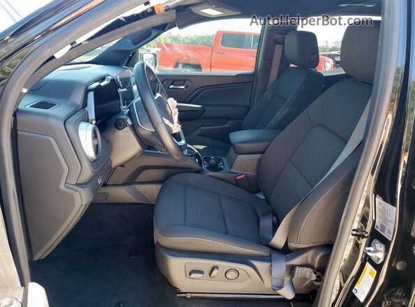 1GCPSCEK1R1302604 2024 CHEVROLET COLORADO Black Widok wnętrza z przodu