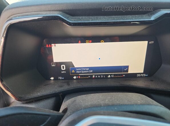 1GCPSCEKXR1277198 2024 CHEVROLET COLORADO Серый Вид щитка приборов