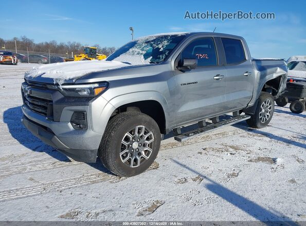 1GCPTCEK2P1204028 2023 CHEVROLET COLORADO Gray წინა მარცხენა ხედი სამი მეოთხედიდან
