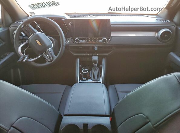 1GCPTCEK2S1189250 2025 CHEVROLET COLORADO Maroon Dashboard view