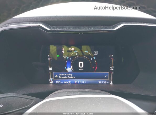 1GCPTCEK5P1224791 2023 CHEVROLET COLORADO White Vista de los asientos traseros