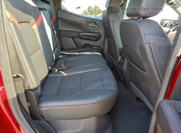 1GCPTDEK3T1121014 2026 CHEVROLET COLORADO Burgundy Вид задніх сидінь