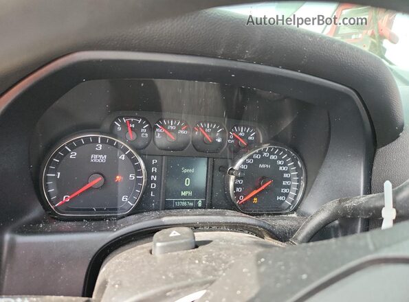 1GCRCPEC5JZ363160 2018 CHEVROLET SILVERADO Black Widok zestawu wskaźników