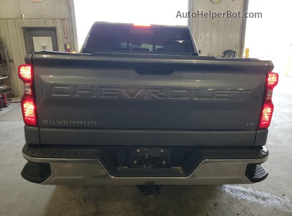 1GCUYDED0MZ200908 2021 CHEVROLET SILVERADO Gray უკანა ხედი