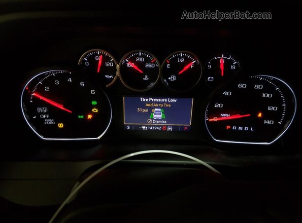 1GCUYDED3MZ412346 2021 CHEVROLET 1500 Black Widok zestawu wskaźników