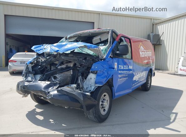 1GCWGAF71R1183092 2024 CHEVROLET EXPRESS Blue Front left