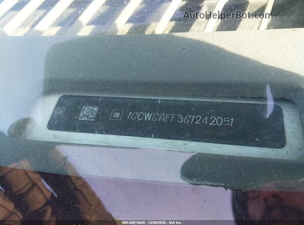 1GCWGAFF3G1242051 2016 CHEVROLET EXPRESS White Вид підкапотного простору