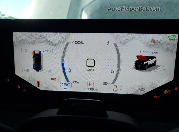 1GKB0RDC3RU114635 2024 GMC HUMMER Серый Вид щитка приборов