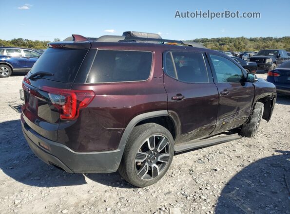 1GKKNKLS5MZ138951 2021 GMC ACADIA Burgundy Հետևի աջ