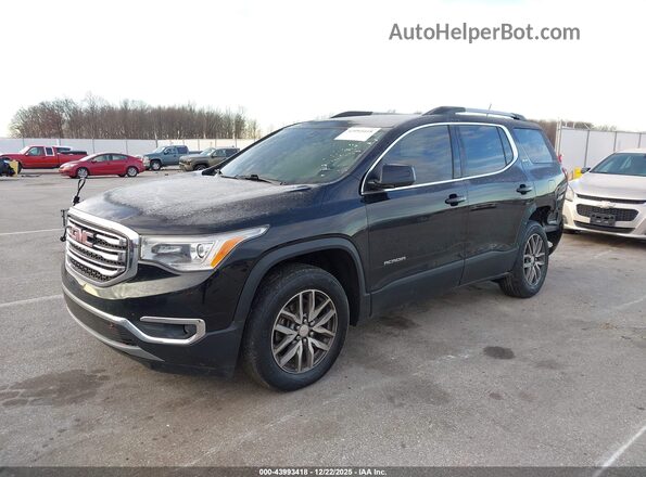 1GKKNLLAXJZ224846 2018 GMC ACADIA Черный Передняя левая четверть