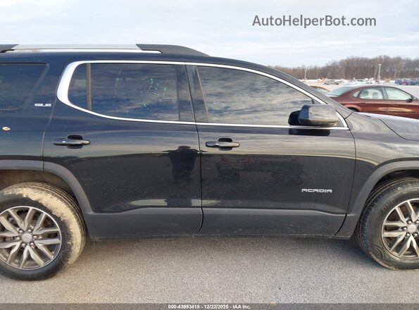 1GKKNLLAXJZ224846 2018 GMC ACADIA Черный Вид задней части салона