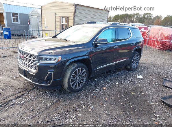 1GKKNXLS1LZ163566 2020 GMC ACADIA Black წინა მარცხენა ხედი სამი მეოთხედიდან