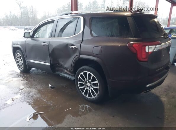 1GKKNXLS2LZ131595 2020 GMC ACADIA Burgundy Trasero izquierdo
