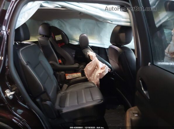 1GKKNXLS2LZ131595 2020 GMC ACADIA Burgundy Vista de la etiqueta del VIN