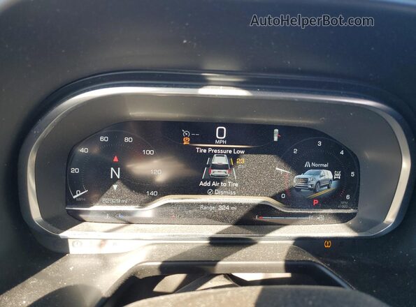 1GKS2BKD4PR533137 2023 GMC YUKON Gray ხელსაწყოთა პანელის ხედი