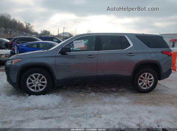 1GNERFKWXMJ198531 2021 CHEVROLET TRAVERSE Gray 360 interior view
