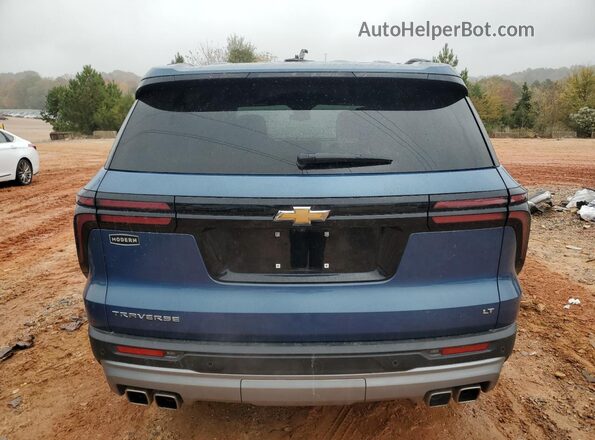 1GNERGKS7RJ243788 2024 CHEVROLET TRAVERSE Blue Rear view