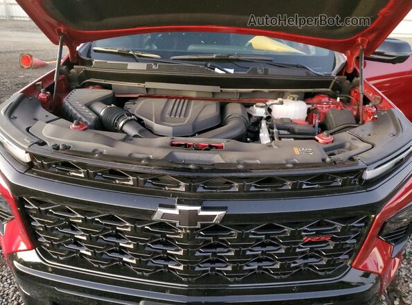 1GNERLRS1SJ202190 2025 CHEVROLET TRAVERSE Red ძრავის განყოფილების ხედი