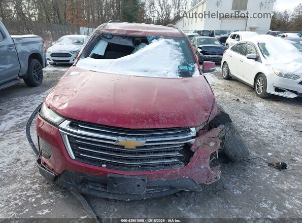 1GNEVGKW2PJ275737 2023 CHEVROLET TRAVERSE Красный Вид панели приборов