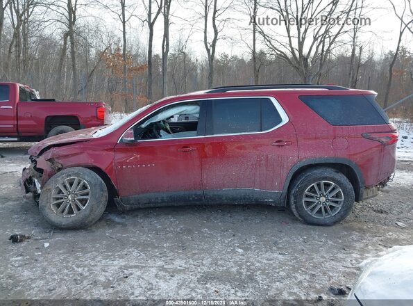 1GNEVGKW2PJ275737 2023 CHEVROLET TRAVERSE Красный Вид задней части салона