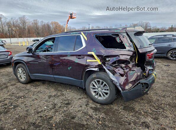 1GNEVGKW4PJ185473 2023 CHEVROLET TRAVERSE Burgundy Rear left