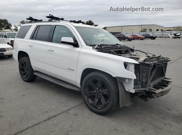 1GNSCBKC1LR153173 2020 CHEVROLET TAHOE White Delantero derecho