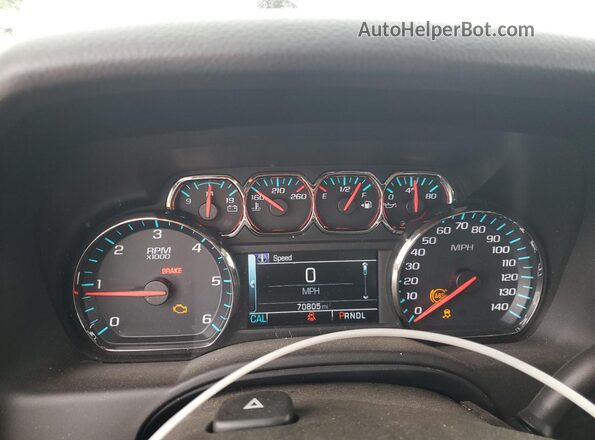1GNSCBKC1LR153173 2020 CHEVROLET TAHOE White Vista del cuadro de instrumentos