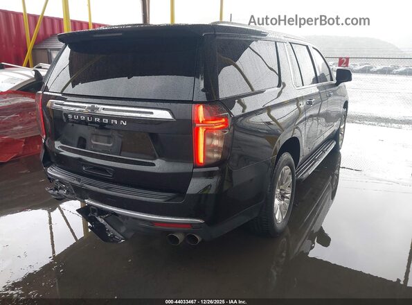 1GNSCFKD4NR118484 2022 CHEVROLET SUBURBAN Black Rear right