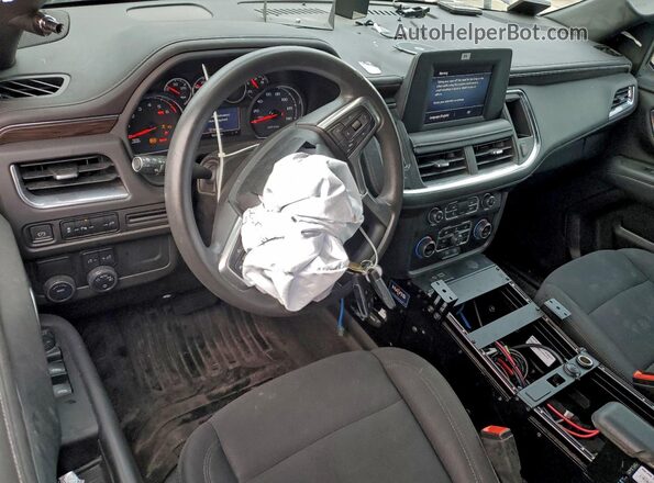 1GNSCLED2NR215161 2022 CHEVROLET TAHOE Черный Вид панели приборов