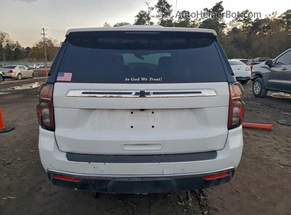 1GNSCLED4PR254112 2023 CHEVROLET TAHOE White უკანა ხედი