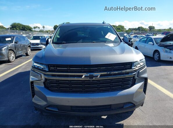 1GNSCRKDXMR287778 2021 CHEVROLET TAHOE Gray 