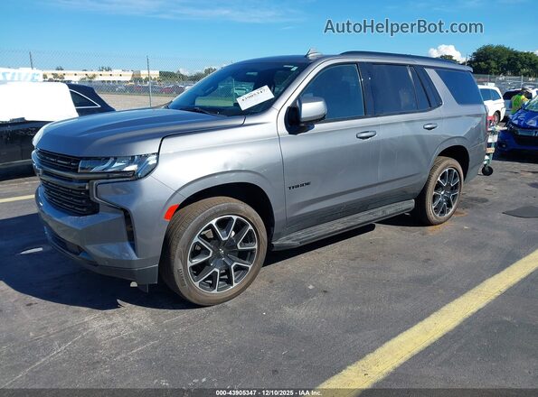 1GNSCRKDXMR287778 2021 CHEVROLET TAHOE Gray 