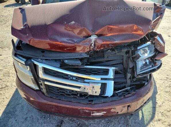 1GNSKBKC7LR229353 2020 CHEVROLET TAHOE Red Widok komory silnika