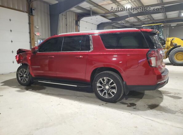 1GNSKCKD7MR240644 2021 CHEVROLET SUBURBAN Red Rear left