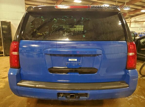 1GNSKDEC4LR243427 2020 CHEVROLET TAHOE Blue უკანა ხედი