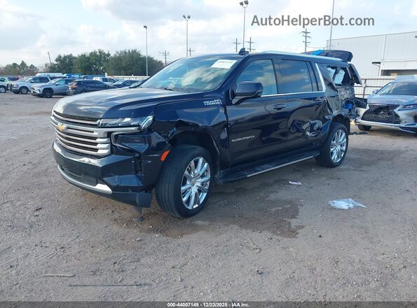 1GNSKGKT0NR256815 2022 CHEVROLET SUBURBAN Black Vista tres cuartos delantera izquierda