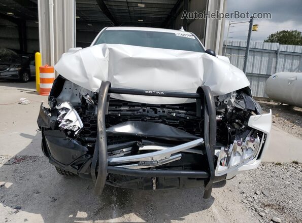 1GNSKLED0MR344940 2021 CHEVROLET TAHOE White Դիմացի տեսք