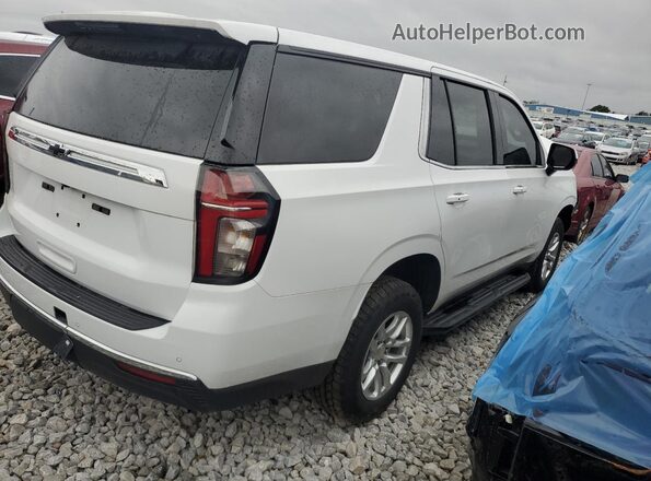 1GNSKLED0MR344940 2021 CHEVROLET TAHOE White Հետևի աջ