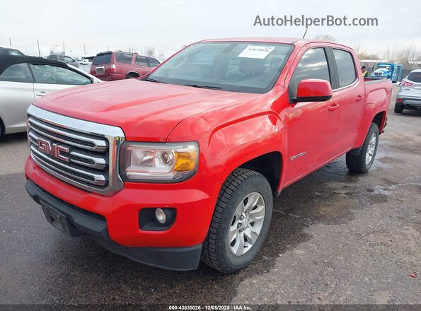 1GTG6CEN6H1275719 2017 GMC CANYON Red Vista tres cuartos delantera izquierda