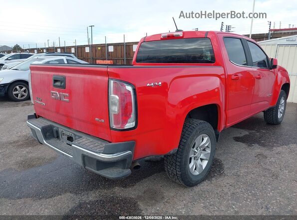 1GTG6CEN6H1275719 2017 GMC CANYON Red Trasero derecho
