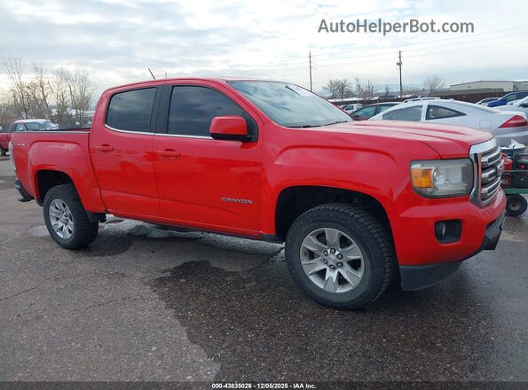 1GTG6CEN6H1275719 2017 GMC CANYON Red Vista interior trasera