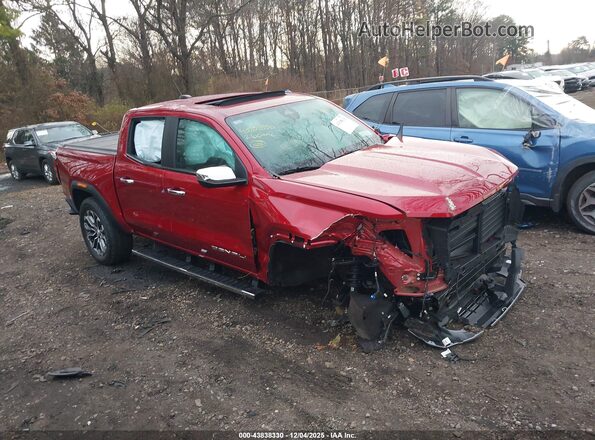 1GTP2FEK6T1123483 2026 GMC CANYON Red Սարքավորումների վահանակի տեսք
