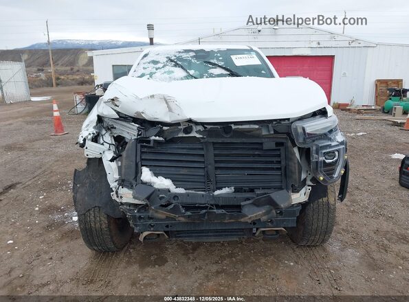 1GTP6BEK4P1173415 2023 GMC CANYON White Instrument cluster view