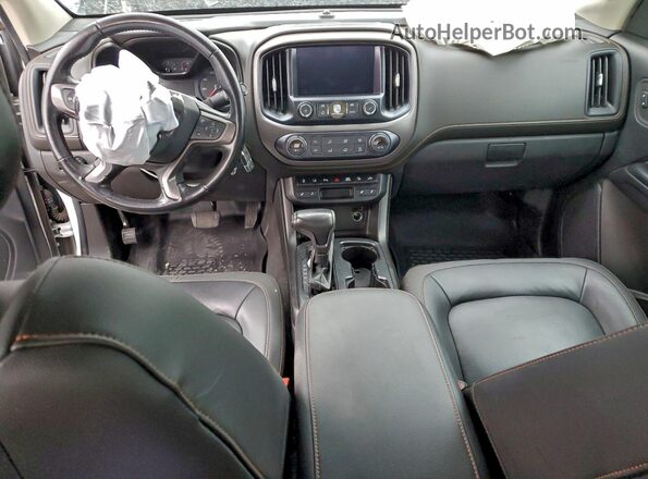 1GTP6FE19M1295200 2021 GMC CANYON White Вид панелі приладів